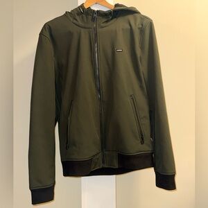 Levi's Men's Olive Green Fleece-lined Jacket - M